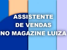 Assistente de Vendas no Magazine Luiza